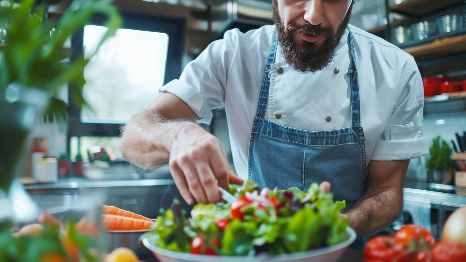 Chef cooking