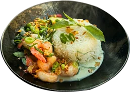 Green Prawns Curry